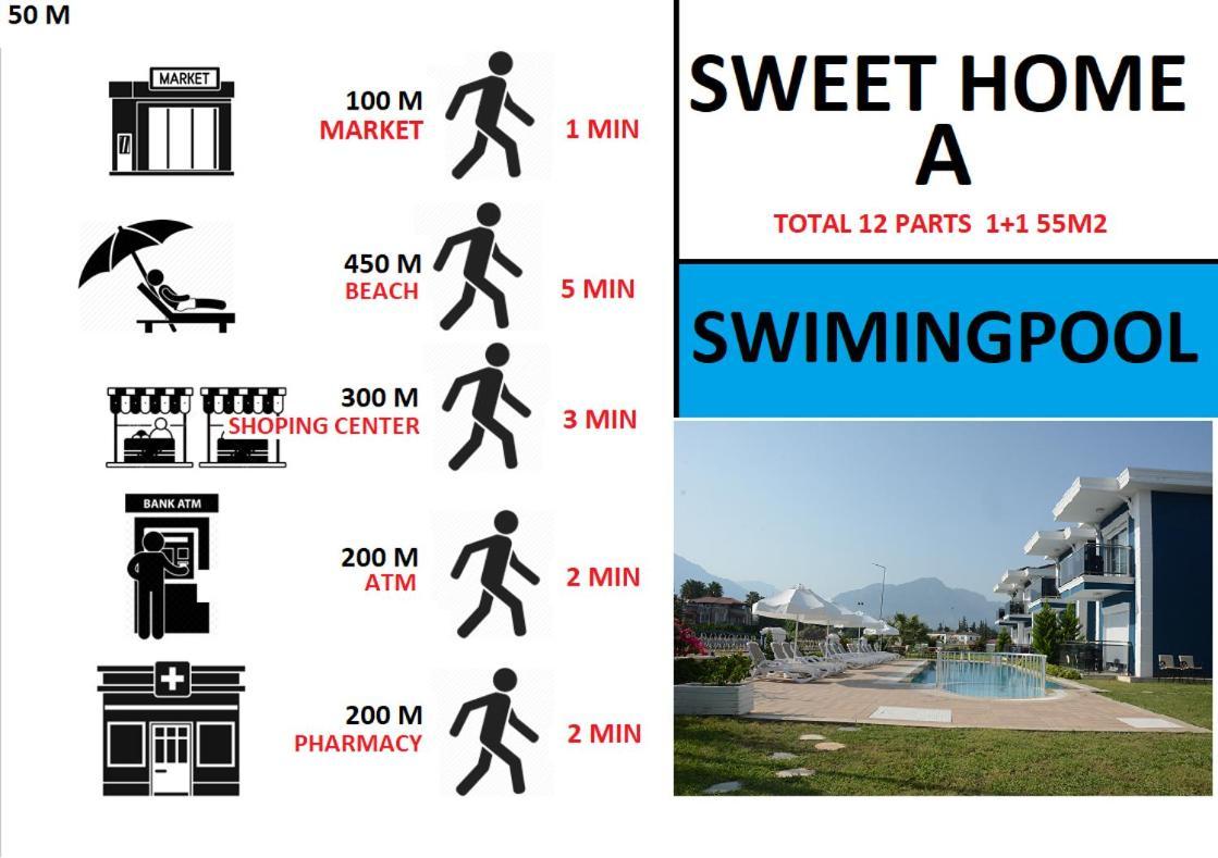Sweet Home Kemer Apartments Ngoại thất bức ảnh